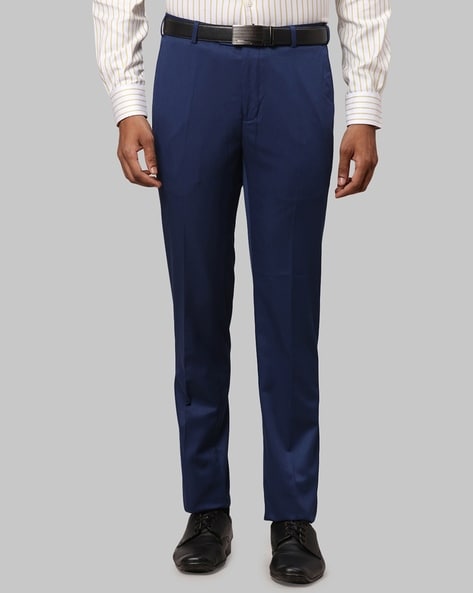 Raymond matti worstered Blue Trouser fabric for men