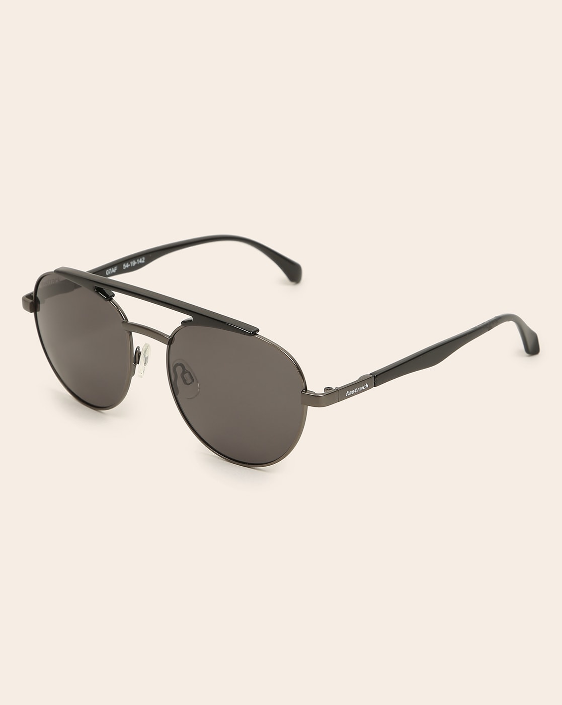 Fastrack Brown Round Sunglass (P378YL2|58)