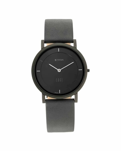 Titan black hotsell watch price