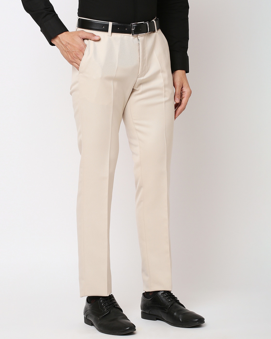 Buy online Beige Solid Formal Trouser from Bottom Wear for Men by Tahvo for  999 at 50 off  2023 Limeroadcom