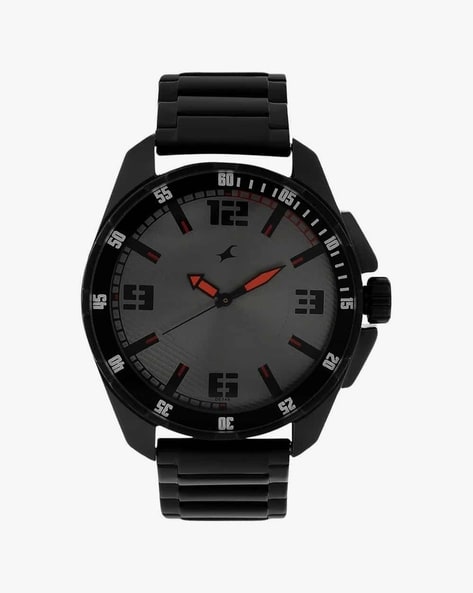 Fastrack watches black metal strap best sale