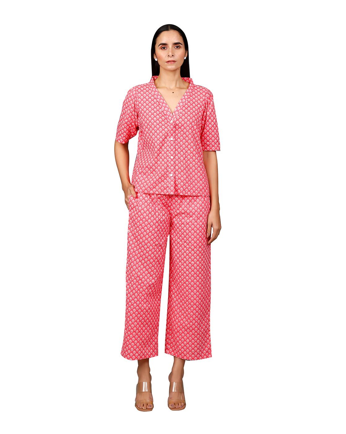 Buy White Night&LoungeWearSets for Women by Pheeta Online