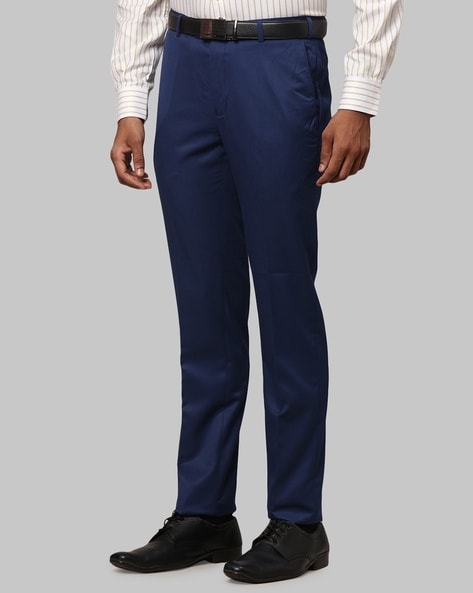 Buy RAYMOND Medium Blue Slim Fit Trouser [RMTS02930-B486F076] 40 Online -  Best Price RAYMOND Medium Blue Slim Fit Trouser [RMTS02930-B486F076] 40 -  Justdial Shop Online.