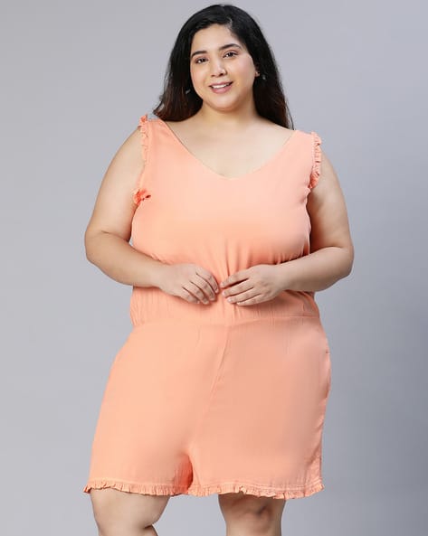 Buy Coral Jumpsuits &Playsuits for Women by Oxolloxo Online