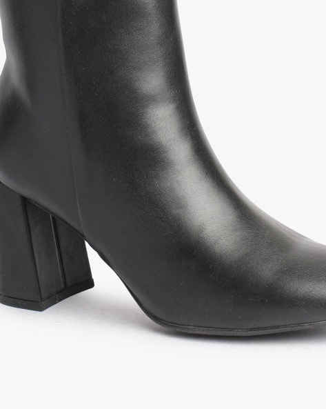 payless black boots