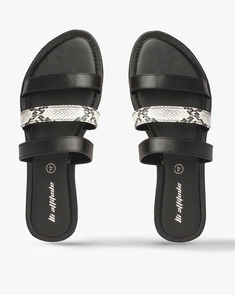 Buy online Black Pu Back Strap Sandals from heels for Women by Truffle  Collection for ₹1200 at 60% off | 2024 Limeroad.com