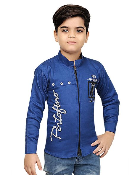 Boys Fashion Letter Print Windbreaker Fleece Lining Hooded - Temu