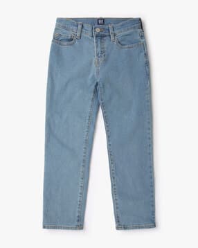 gap kids Boys Mid-Wash Straight Fit Jeans-picture-31