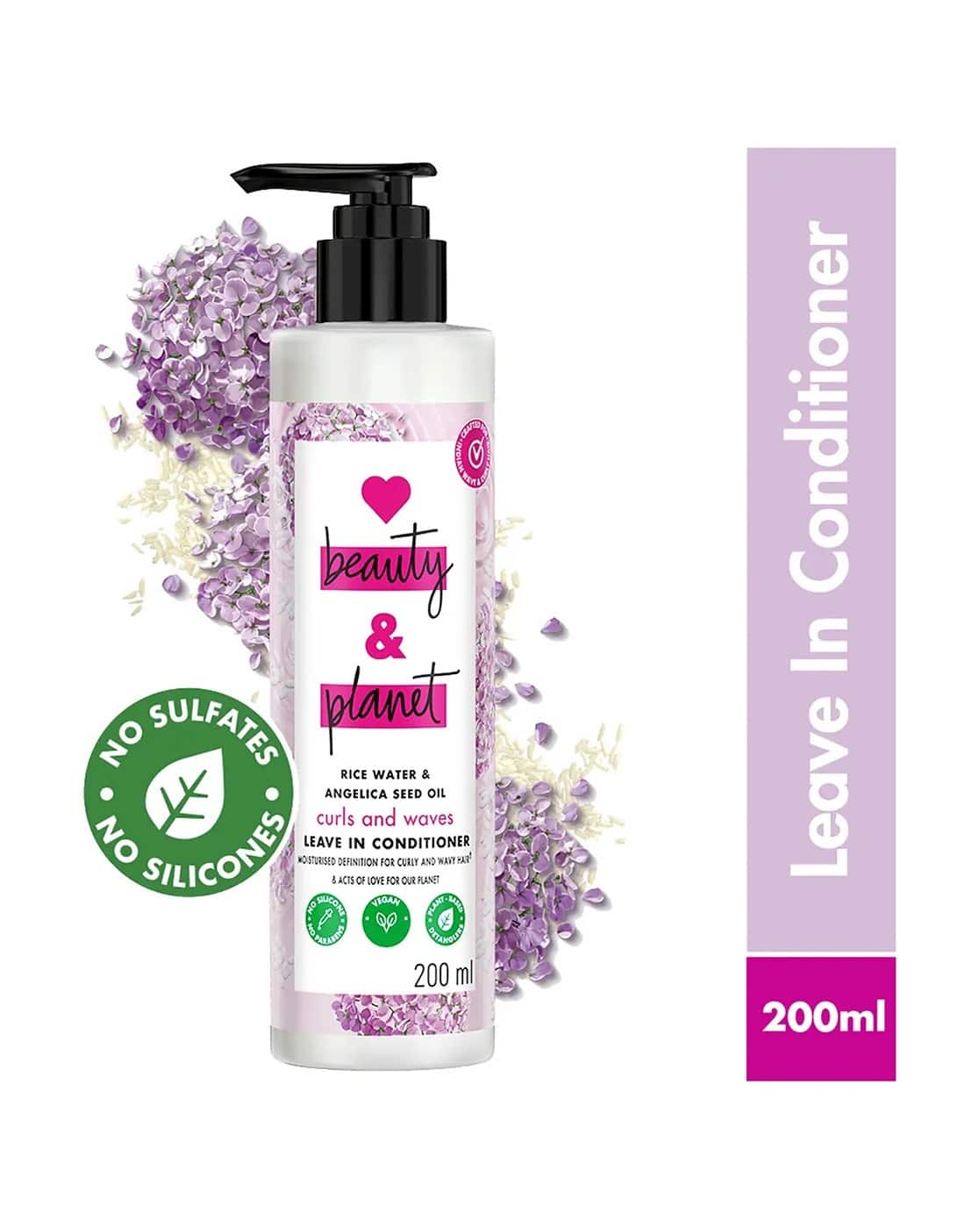 LOVE beauty AND planet Rice Water & Angelica Seed Oil Leave-In Conditioner