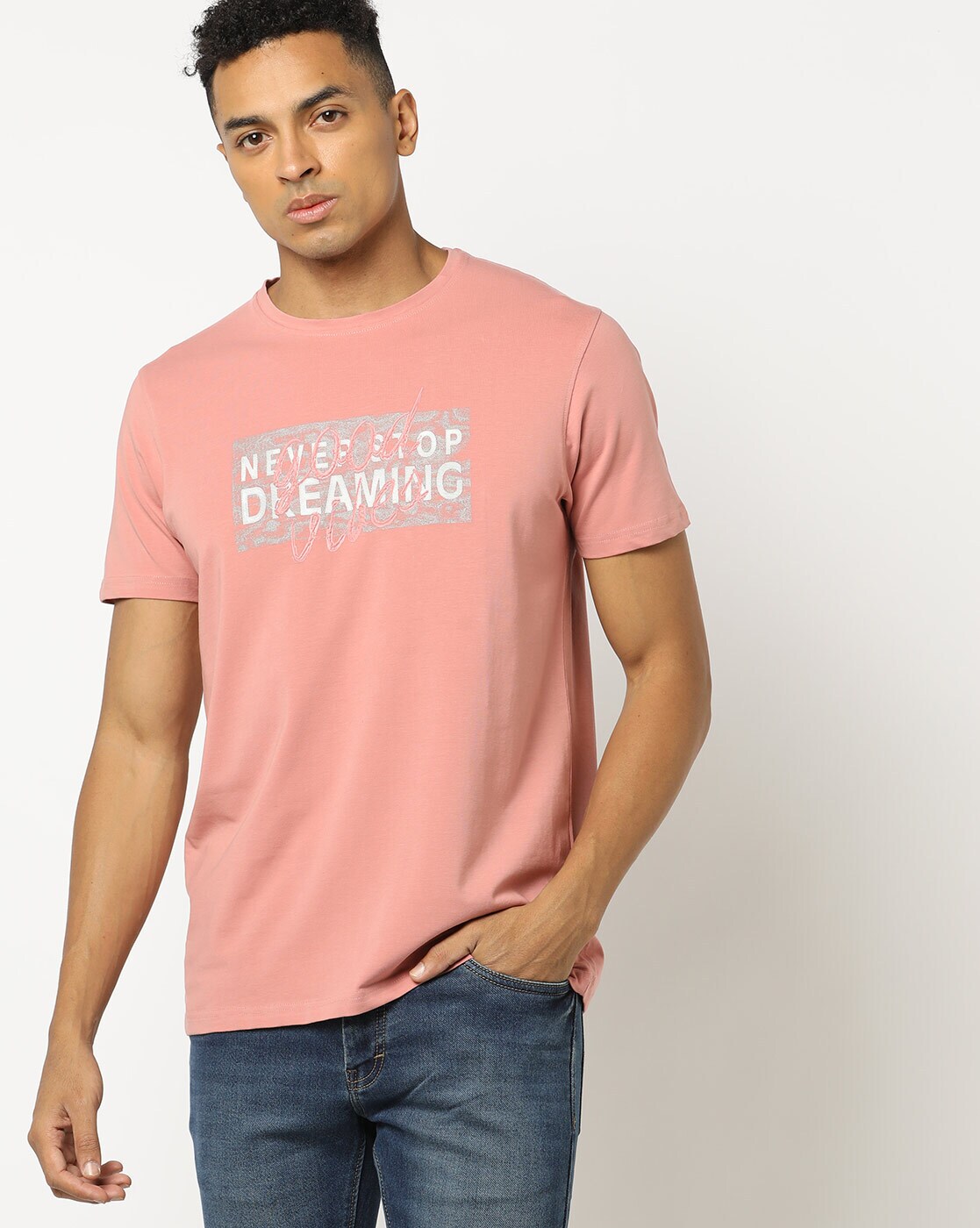 Pink Mens Tshirts - Buy Pink Mens Tshirts Online at Best Prices In India