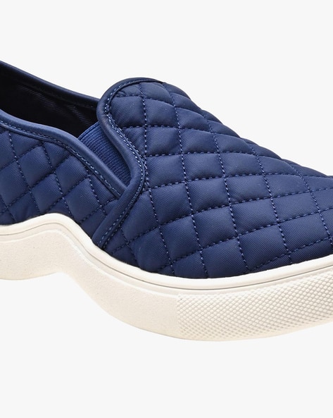 Madden Slip Quilted Slip Ons Buy Blue Sneakers For Women By STEVE