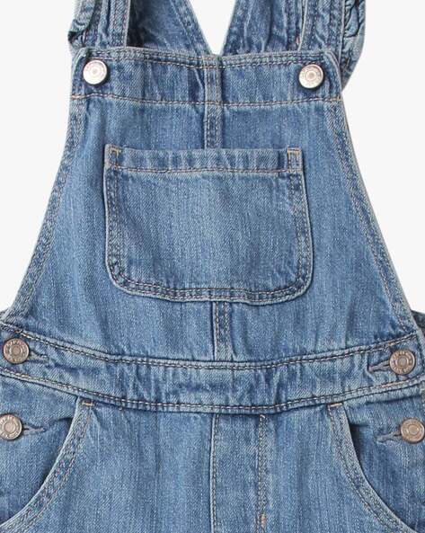 Buy Gap women relaxed denim overalls blue Online | Brands For Less