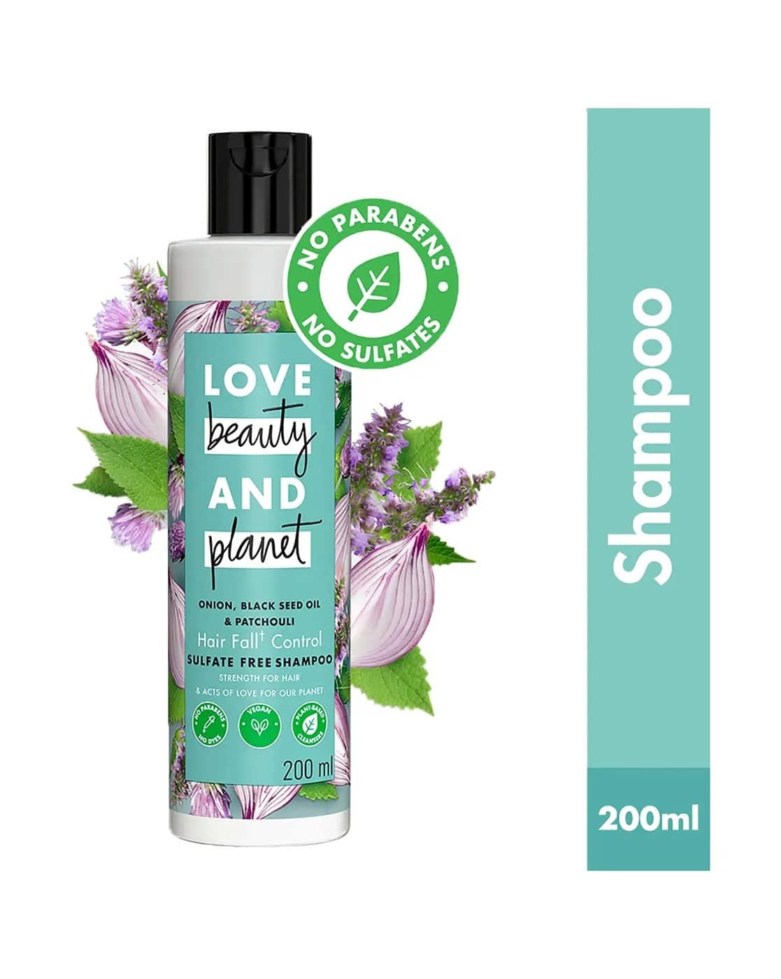 LOVE beauty AND planet Onion Blackseed & Patchouli Hairfall Control Shampoo