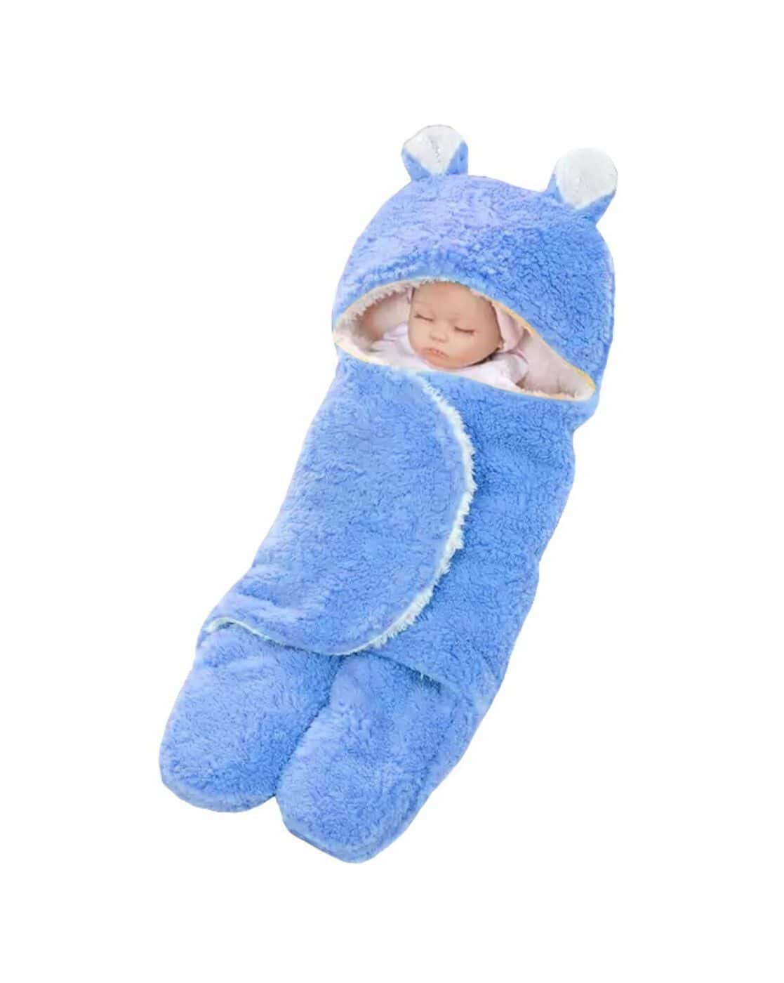 Buy BRANDONN Hooded Swaddle Wrapper Online | Ajio.com