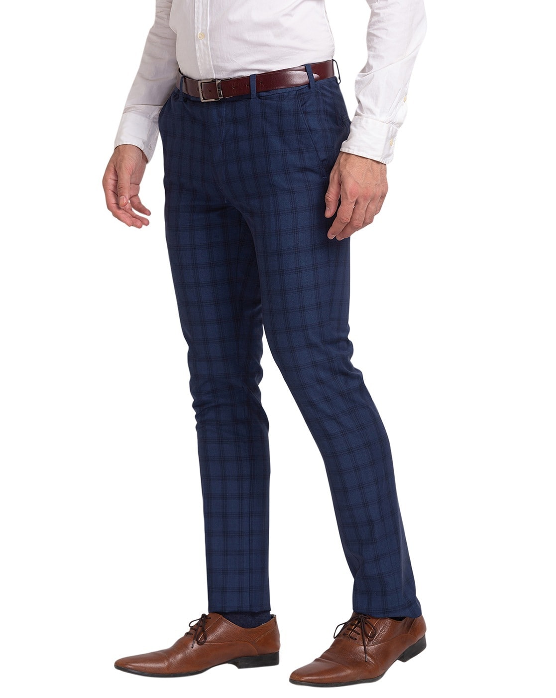 Reece Suit Tailored Trouser Blue Check