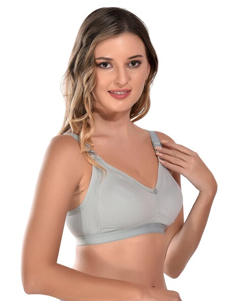 Justice Grey Oh So Soft T-shirt Bra - Size 28 - NWT