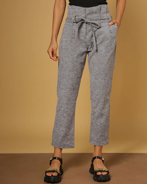 Pull&Bear boxer waistband tailored trouser in charcoal grey | ASOS