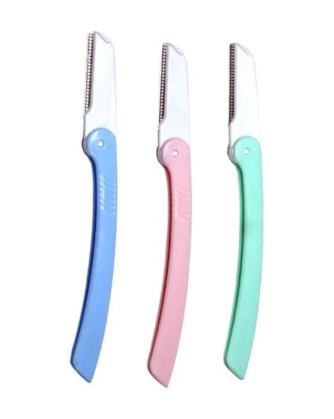 BEAUTILISS PROFESSIONAL Pack of 3 Folding Face & Eyebrow Razor