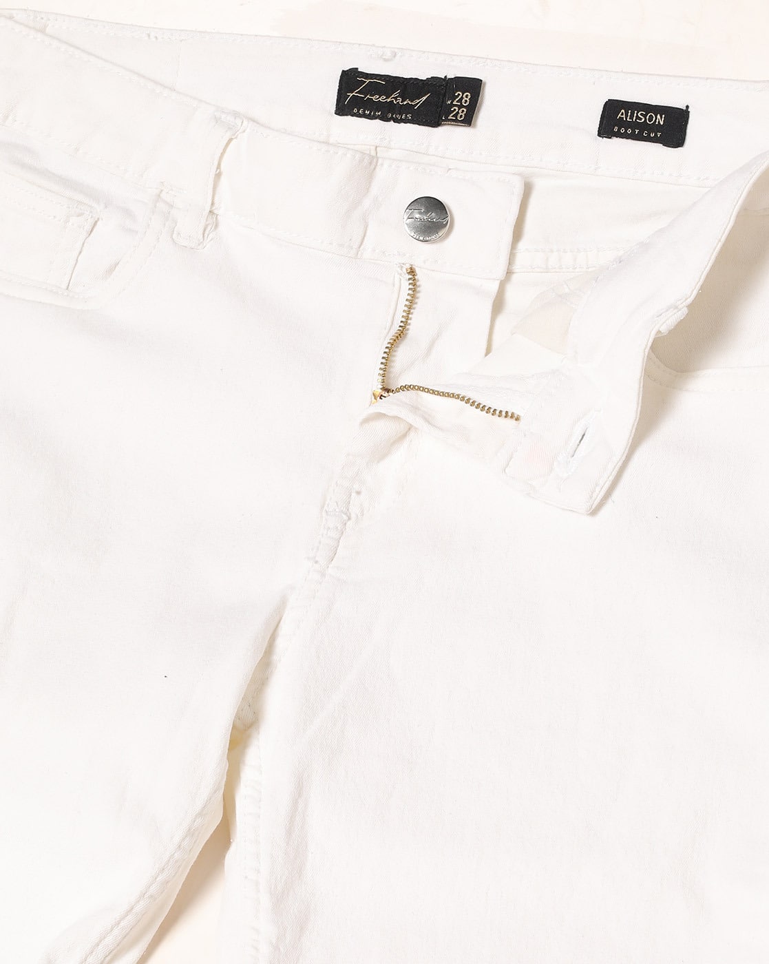 FREE WOMEN JEANS JEGGINGS, WHITE, 26