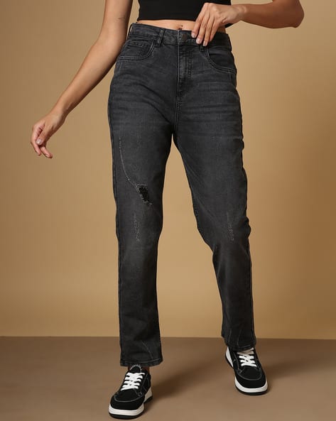 Buy Black Jeans Jeggings for Women by FREEHAND Online