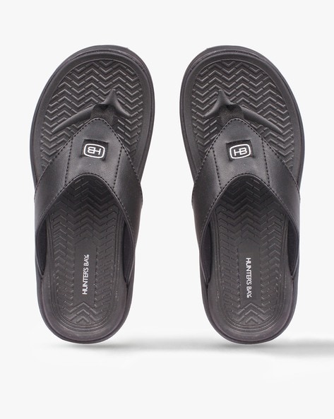 Buy Black Flip Flop Slippers for Men by HUNTERS BAY by Payless