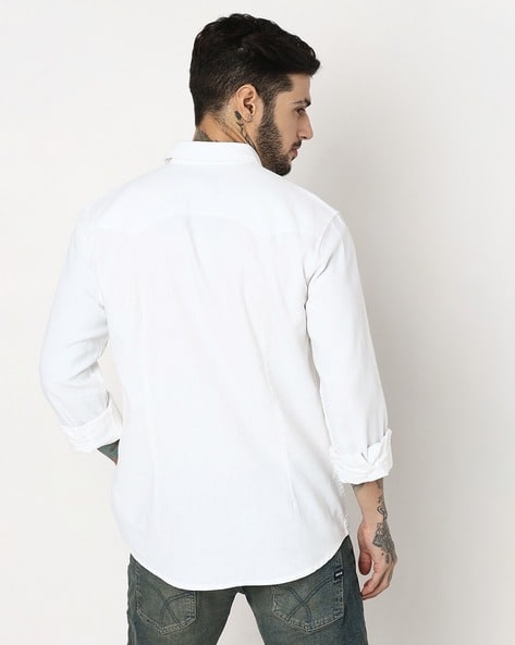 Shirt with Flap Pockets