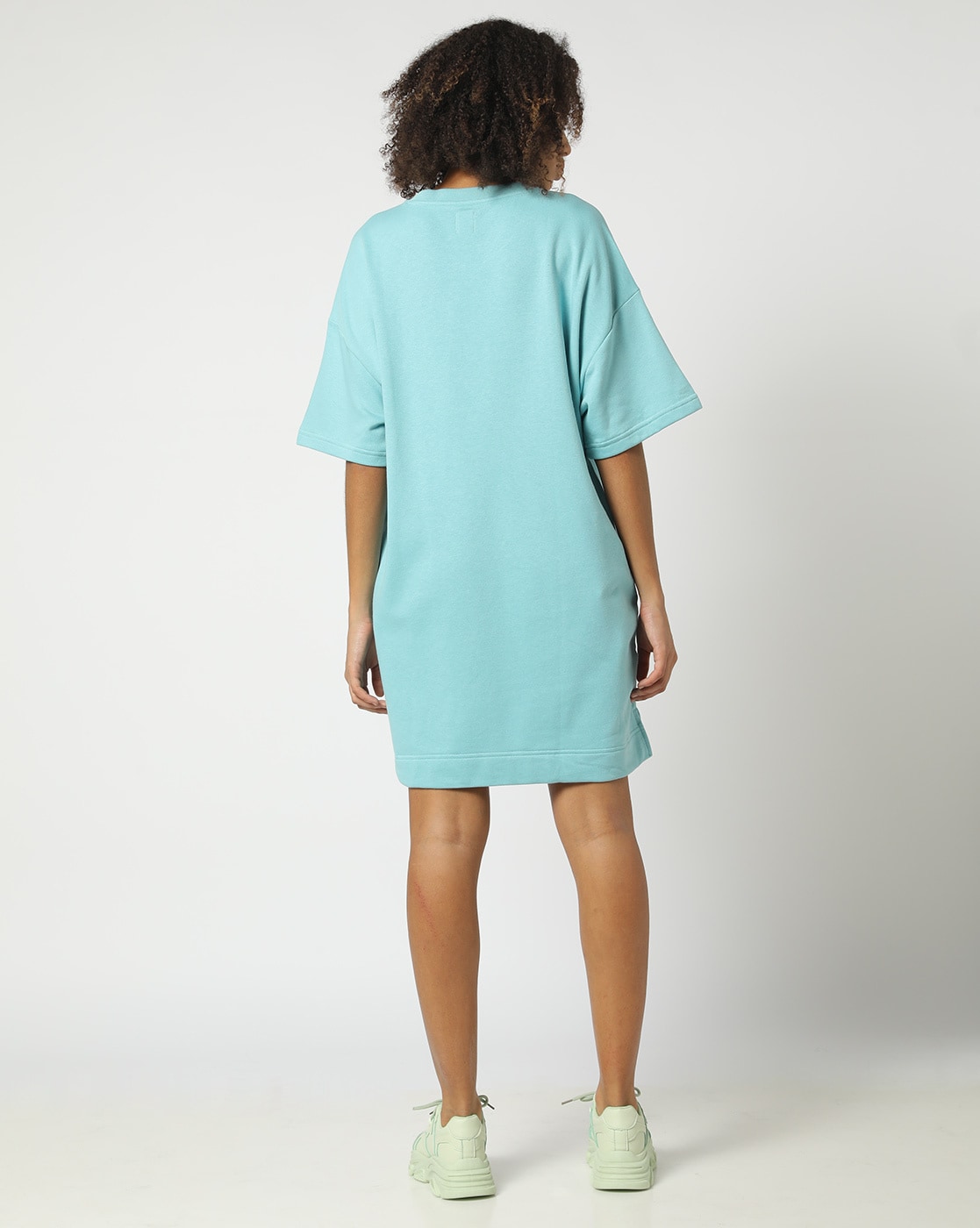 Originals t-shirt dress shop in mint green