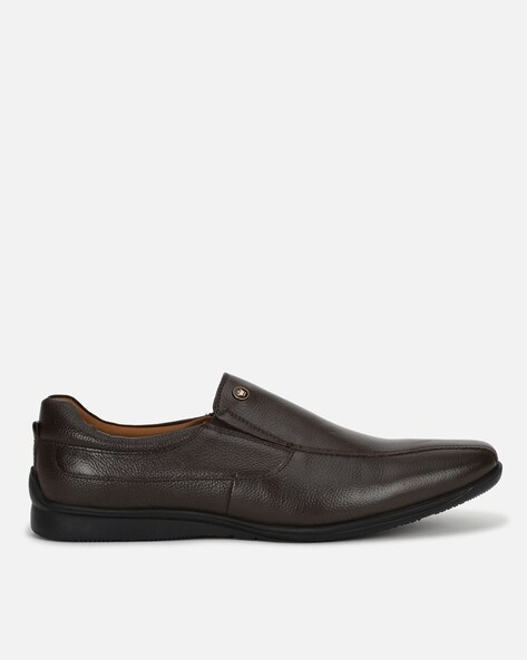 Louis Philippe Slip-On : Buy Louis Philippe Men Brown Leather Formal Shoes  Online