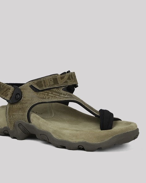 Woodland men's khaki store casual sandal