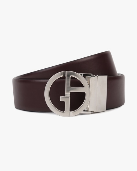 Giorgio armani leather belt sale