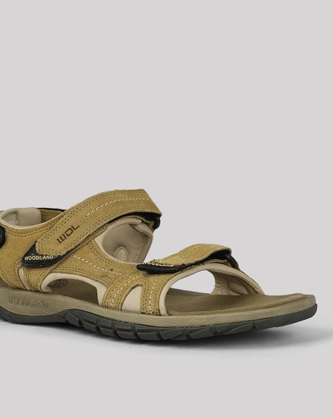 Buy Comfortable Synthetic Leather Sandals For Men -Tan