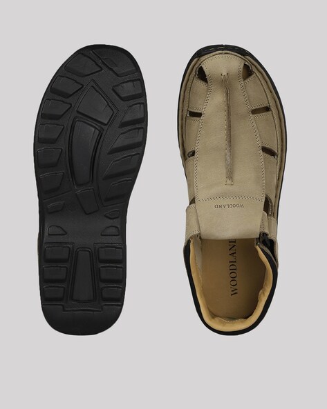 Buy Khaki Beige Sandals for Men by WOODLAND Online Ajio