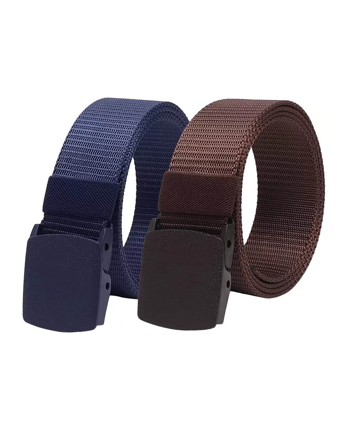 doublet DB BUCKLE BELT DARKBROWN Stylish Midnight Double Buckle