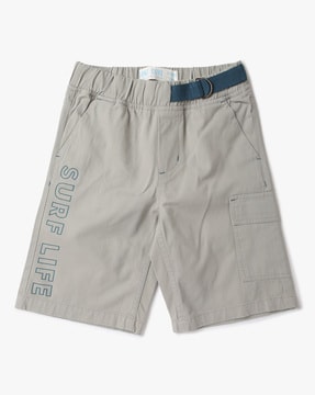 Buy Grey Shorts & 3/4ths for Boys by POINT COVE Online | Ajio.com