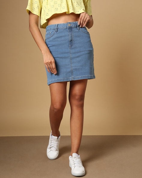 5 ways to style the trending denim maxi skirt  New Look UK