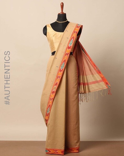 Buy Off White Sarees for Women by Saree mall Online | Ajio.com