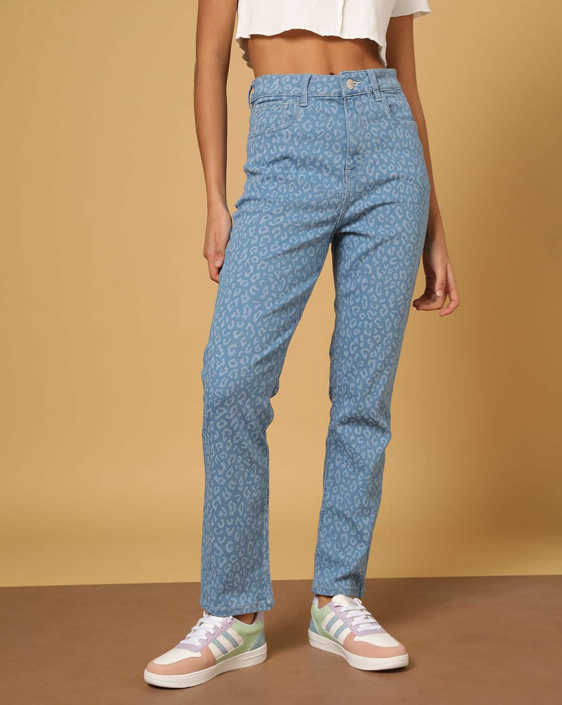 FREE WOMEN JEANS JEGGINGS, BLUE, 26