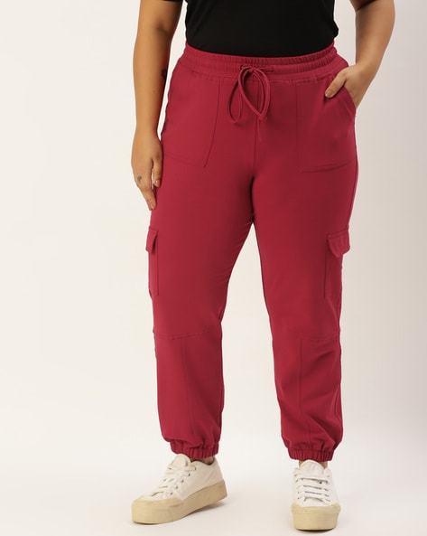 Buy Maroon Trousers  Pants for Women by Therebelinme Online  Ajiocom