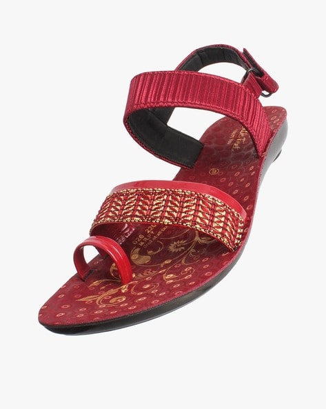 Buy online Maroon Slip On Sandals from flats for Women by Sss (street Style  Store) for ₹799 at 0% off | 2024 Limeroad.com