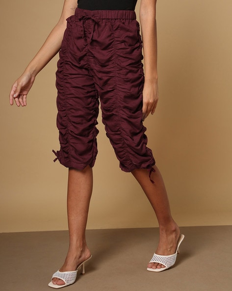 Ruched capris on sale