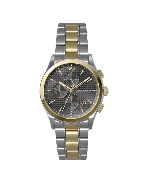 Emporio Armani Women's Gianni T-Bar Rose-Gold Stainless Steel Watch AR11059  - Walmart.com