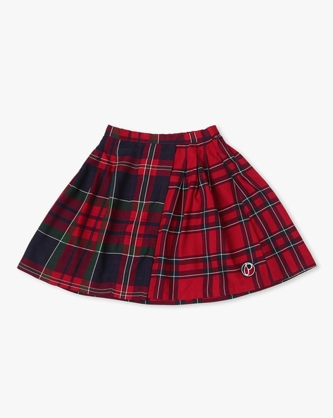 Pepe Jeans Checked Flared Skirt