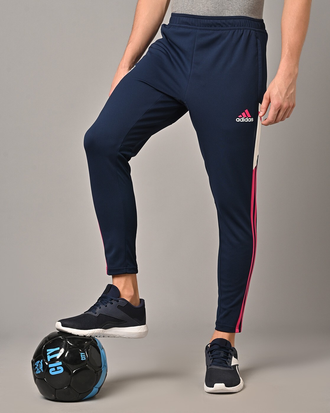 adidas Italy Tiro Training Pants | Blue | Women's | stripe 3 adidas