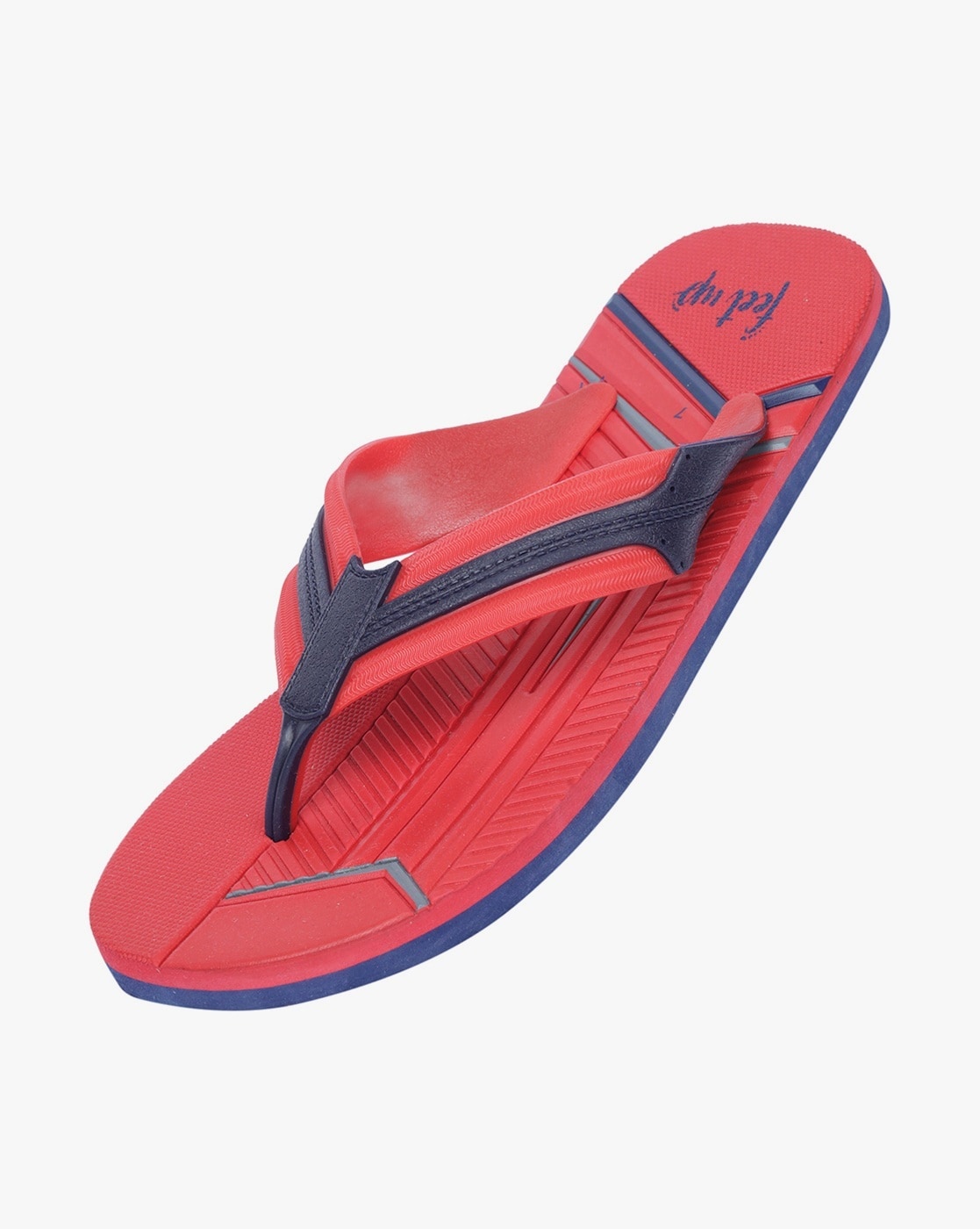 Buy Red Flip Flop & Slippers for Men by FEET UP Online