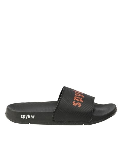 Brand Print Slip On Slides