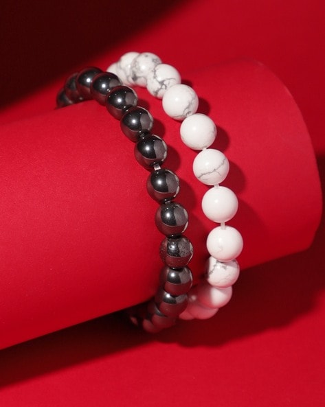 Buy White Bracelets & Kadas for Men by Tistabene Online | Ajio.com