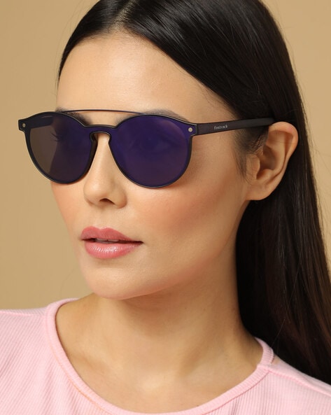 Buy Online Gold Aviator Rimmed Sunglasses From Fastrack - M242Gr4T | Fastrack  Eyewear
