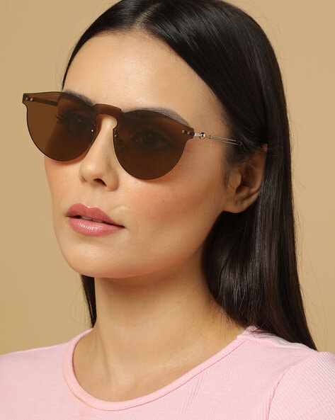 Polycarbonate Women Rimless Round Fancy Sunglasses, Size: Free at Rs 255 in  Chennai