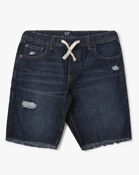 Crew Kids Denim Shorts - Blue – The Shoppe Miami