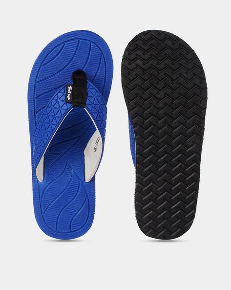 Buy Navy Blue Flip Flop Slippers for Men by FEET UP Online